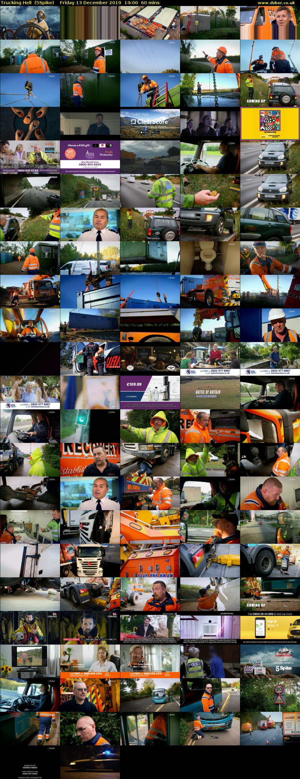 Trucking Hell  (5Spike) Friday 13 December 2019 14:00 - 15:00