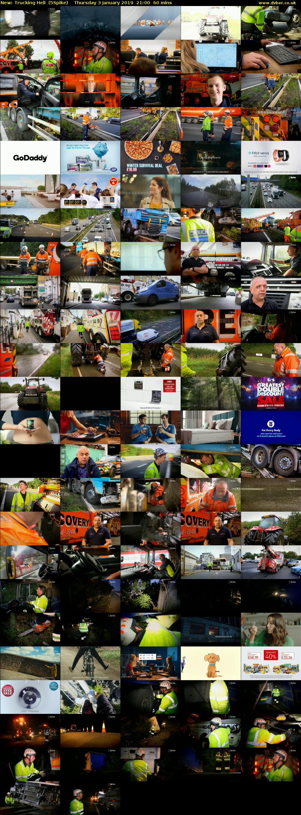 Trucking Hell (5Spike) Thursday 3 January 2019 21:00 - 22:00