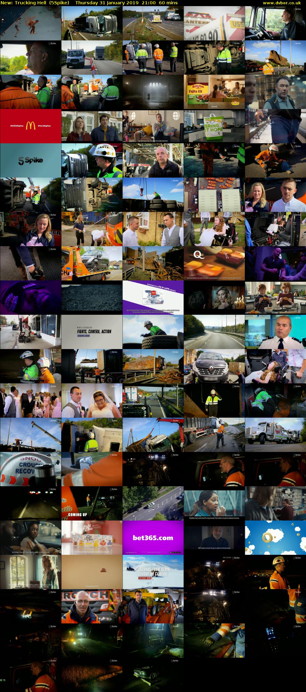 Trucking Hell (5Spike) Thursday 31 January 2019 21:00 - 22:00