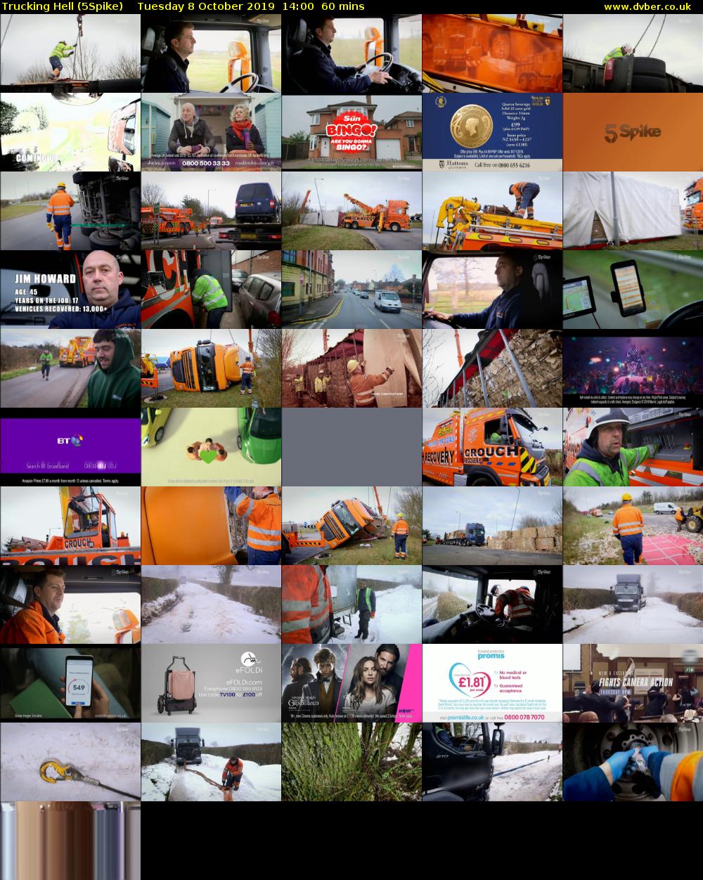Trucking Hell (5Spike) Tuesday 8 October 2019 14:00 - 15:00