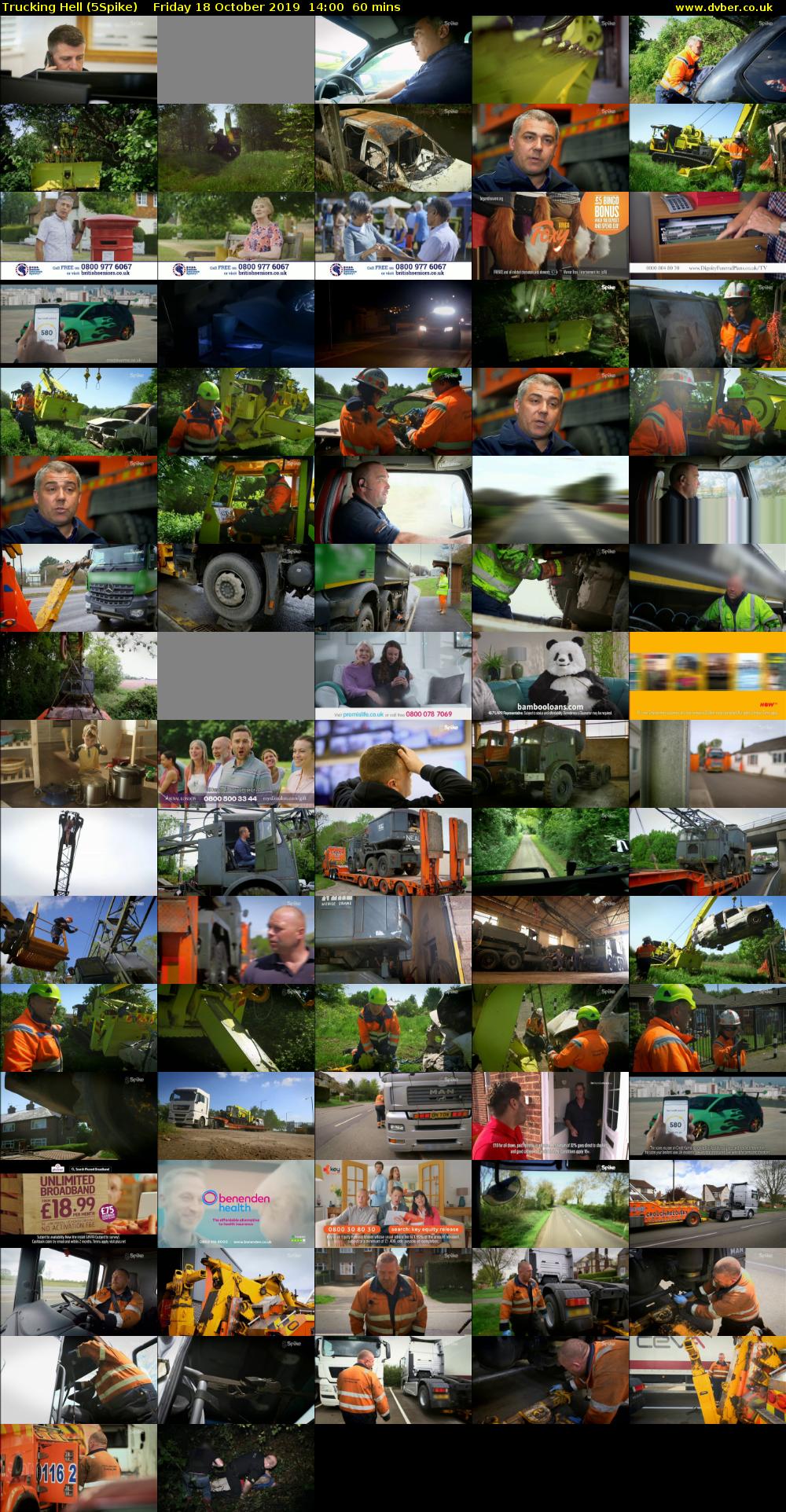 Trucking Hell (5Spike) Friday 18 October 2019 14:00 - 15:00