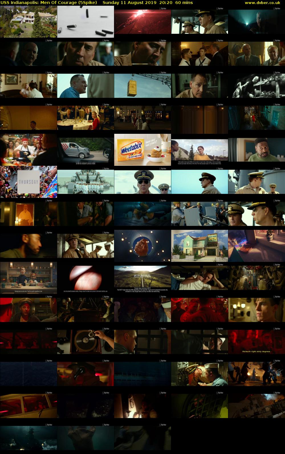 USS Indianapolis: Men of Courage (5Spike) Sunday 11 August 2019 20:20 - 21:20