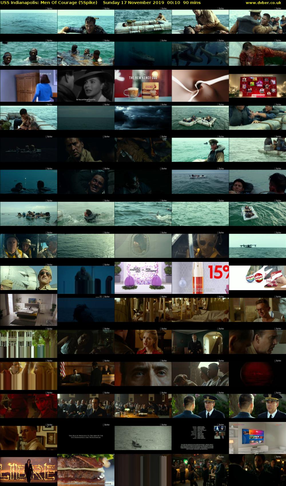 USS Indianapolis: Men of Courage (5Spike) Sunday 17 November 2019 00:10 - 01:40