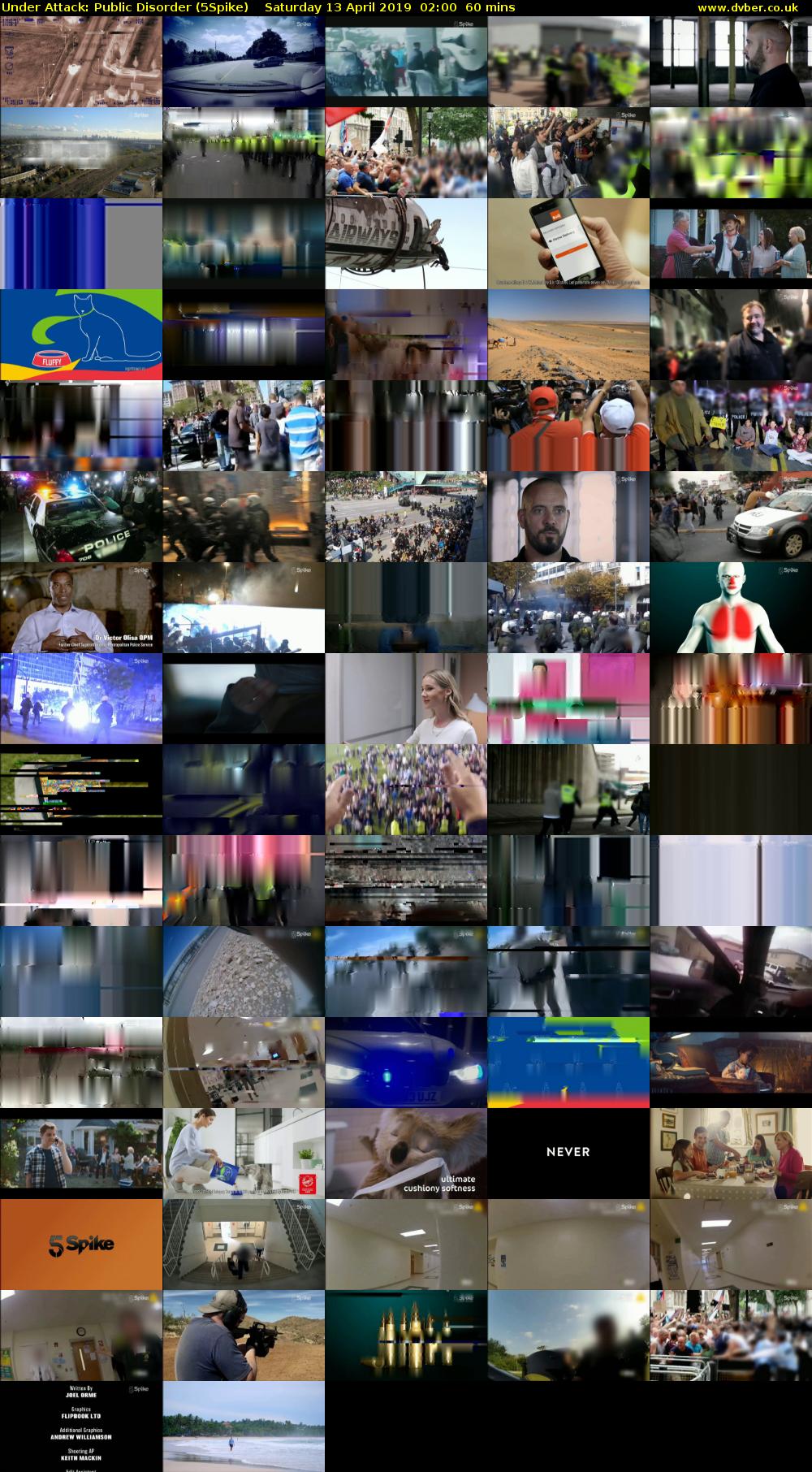 Under Attack: Public Disorder (5Spike) Saturday 13 April 2019 02:00 - 03:00