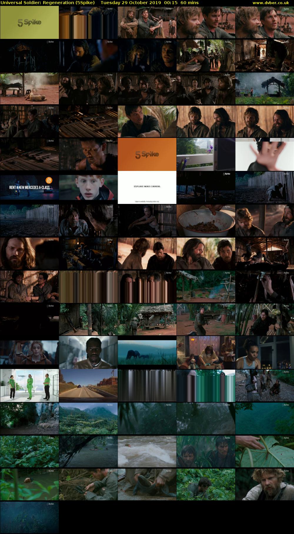 Universal Soldier: Regeneration (5Spike) Tuesday 29 October 2019 00:15 - 01:15