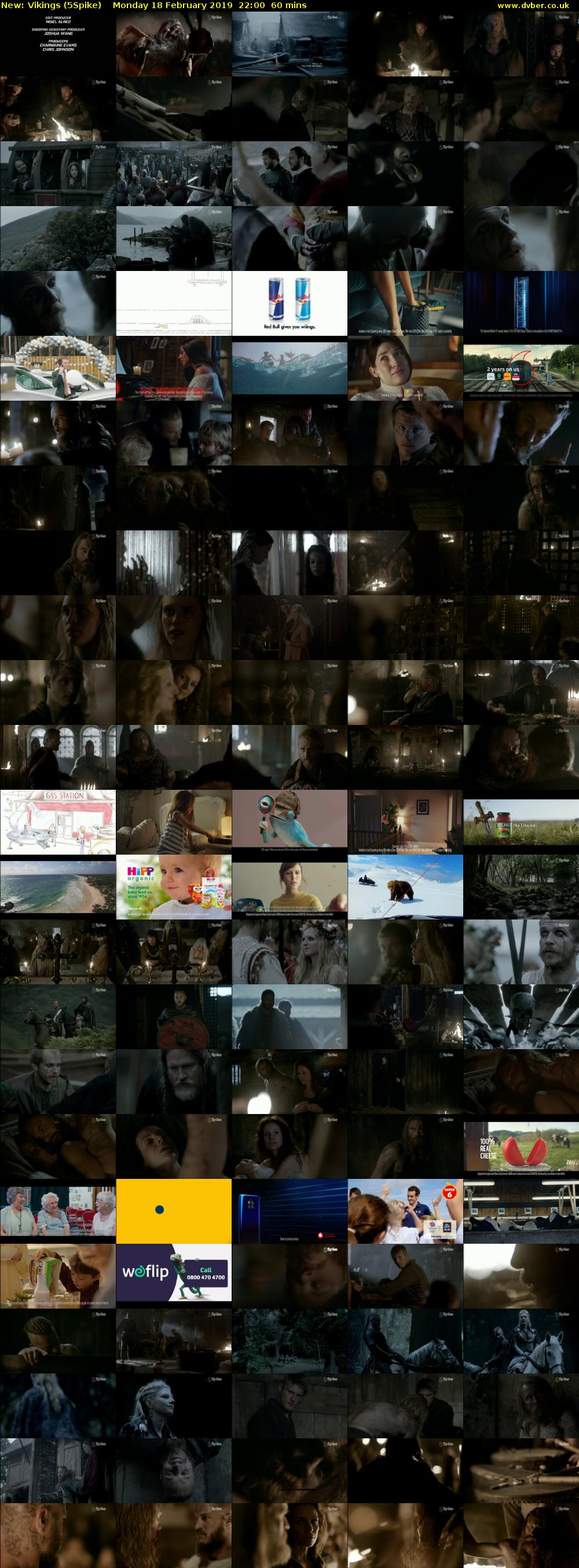 Vikings (5Spike) Monday 18 February 2019 22:00 - 23:00
