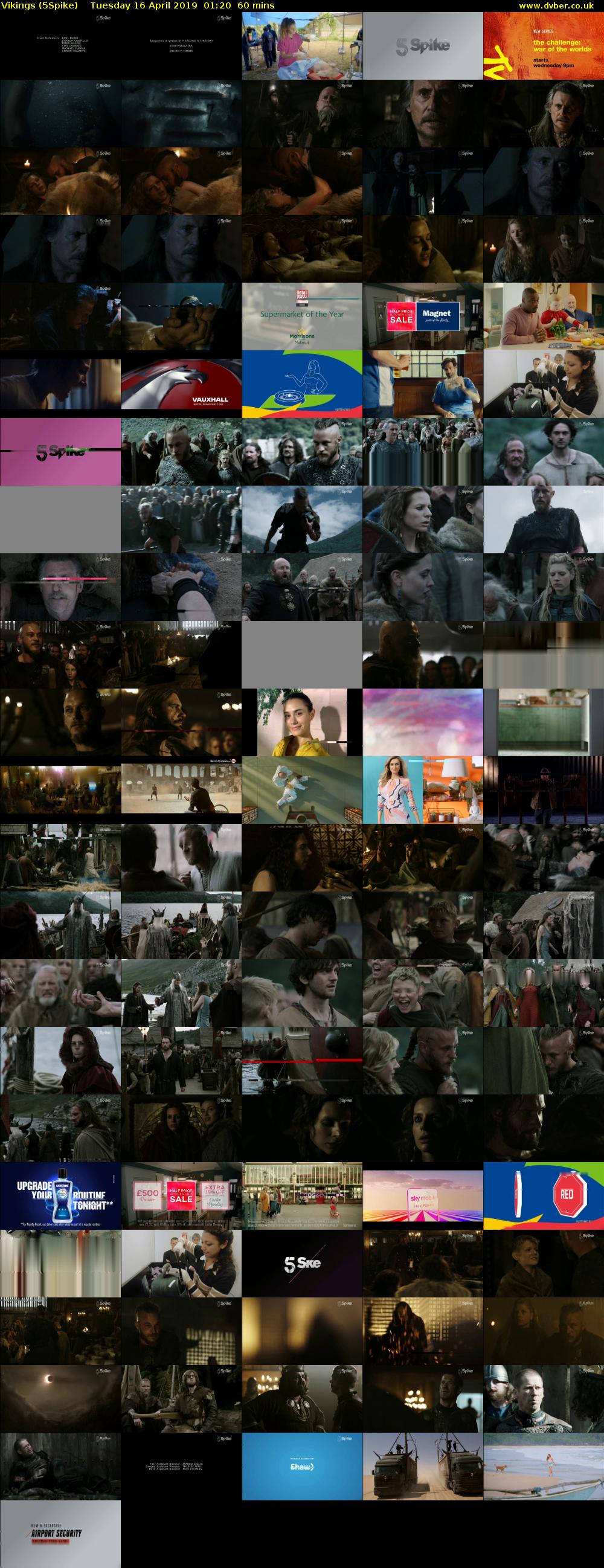 Vikings (5Spike) Tuesday 16 April 2019 01:20 - 02:20