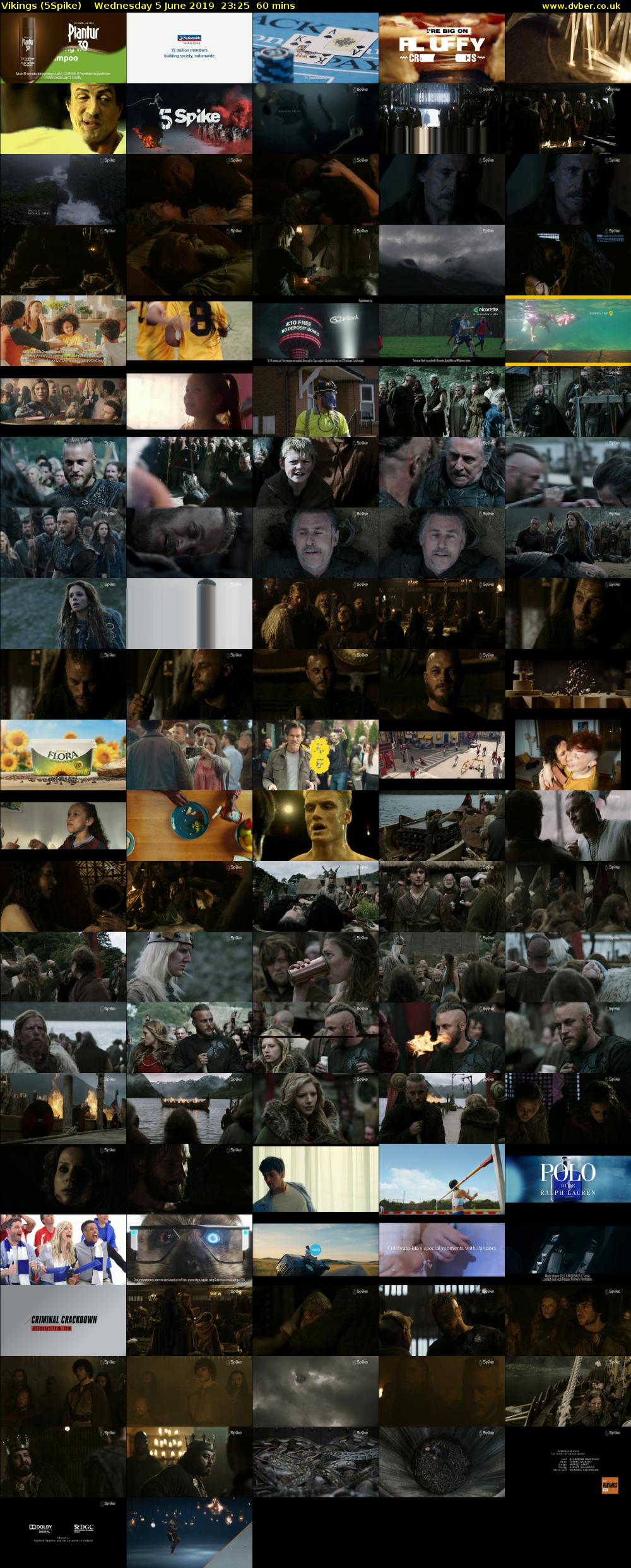 Vikings (5Spike) Wednesday 5 June 2019 23:25 - 00:25