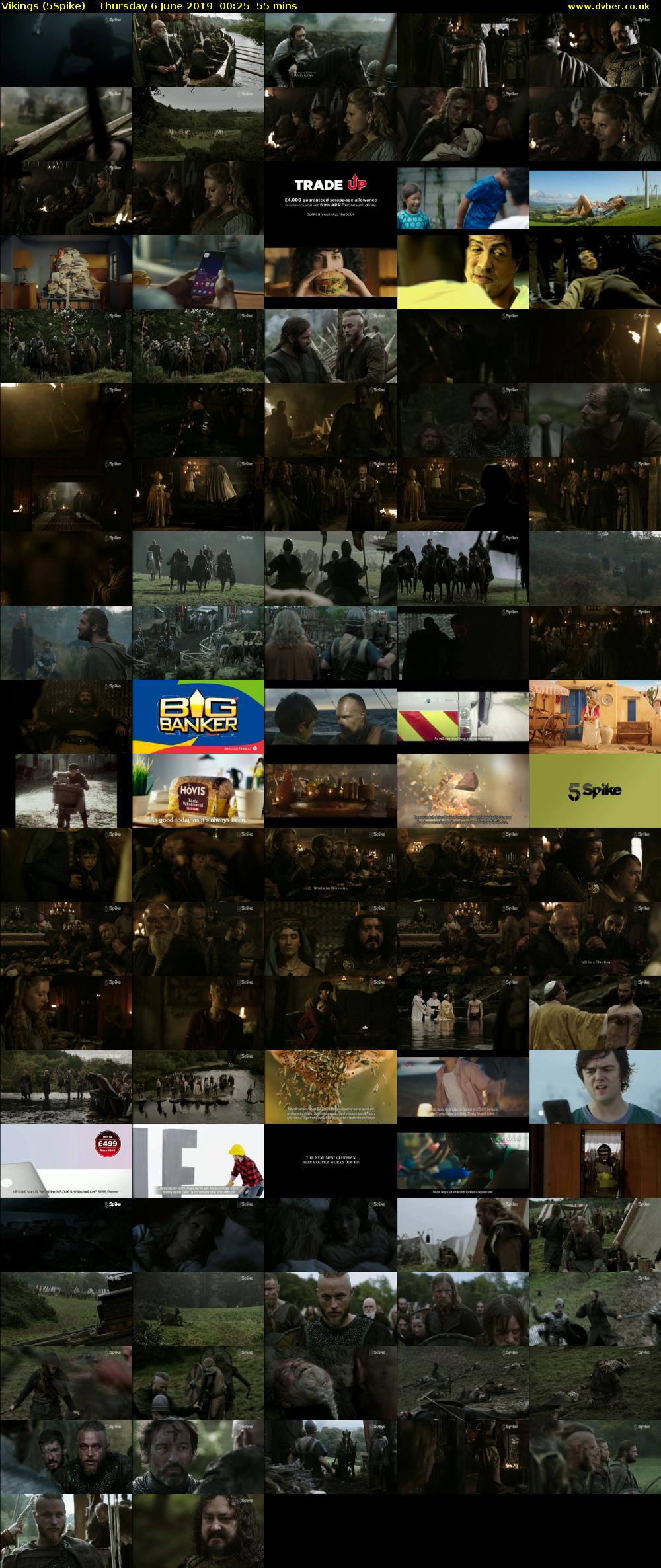 Vikings (5Spike) Thursday 6 June 2019 00:25 - 01:20
