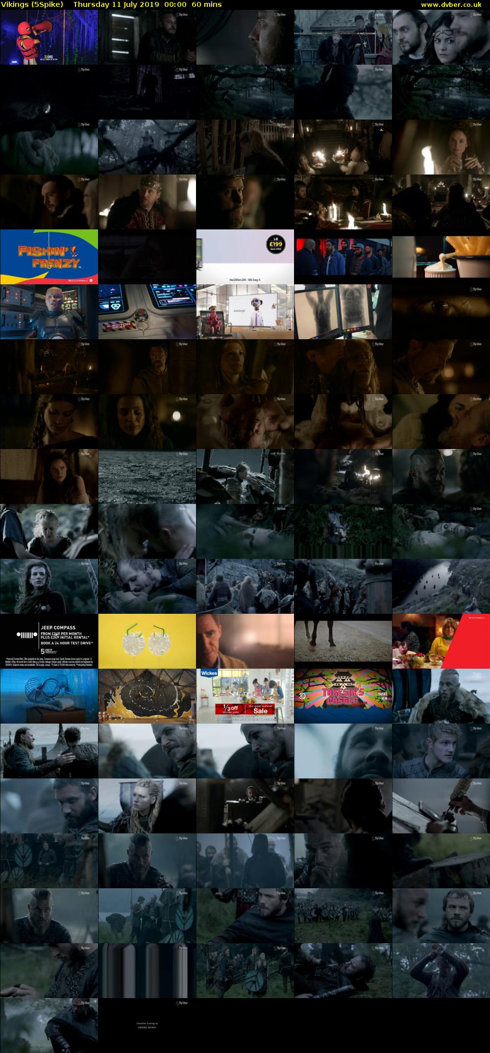 Vikings (5Spike) Thursday 11 July 2019 00:00 - 01:00