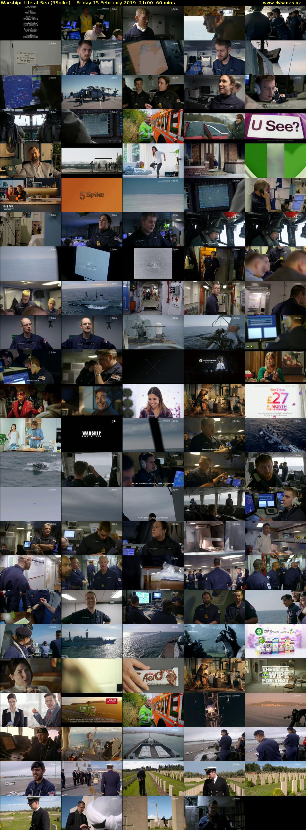 Warship: Life at Sea (5Spike) Friday 15 February 2019 21:00 - 22:00