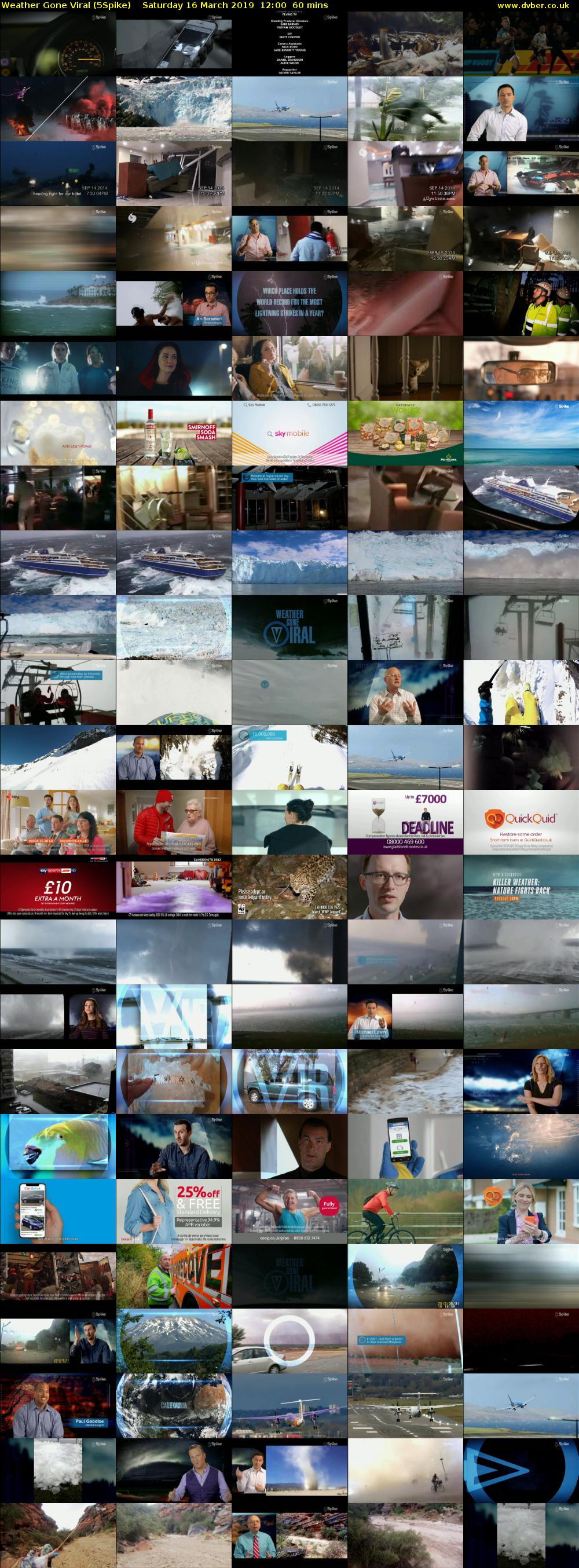 Weather Gone Viral (5Spike) Saturday 16 March 2019 12:00 - 13:00