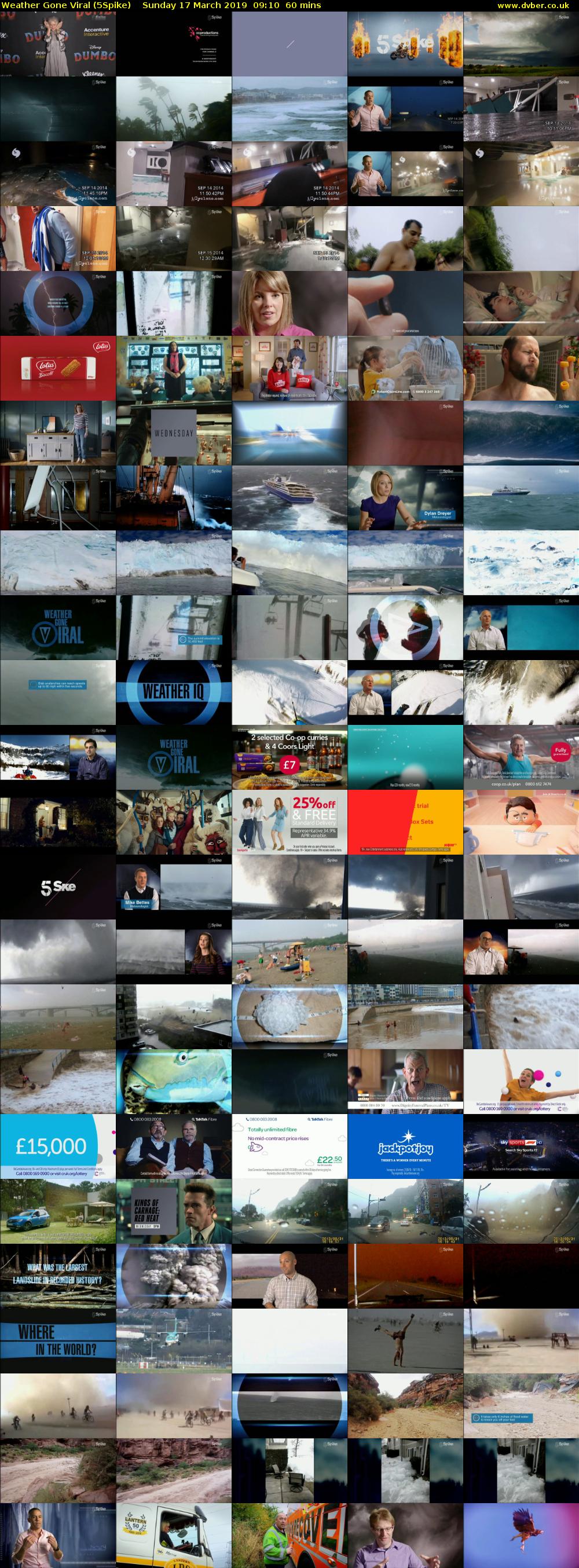 Weather Gone Viral (5Spike) Sunday 17 March 2019 09:10 - 10:10