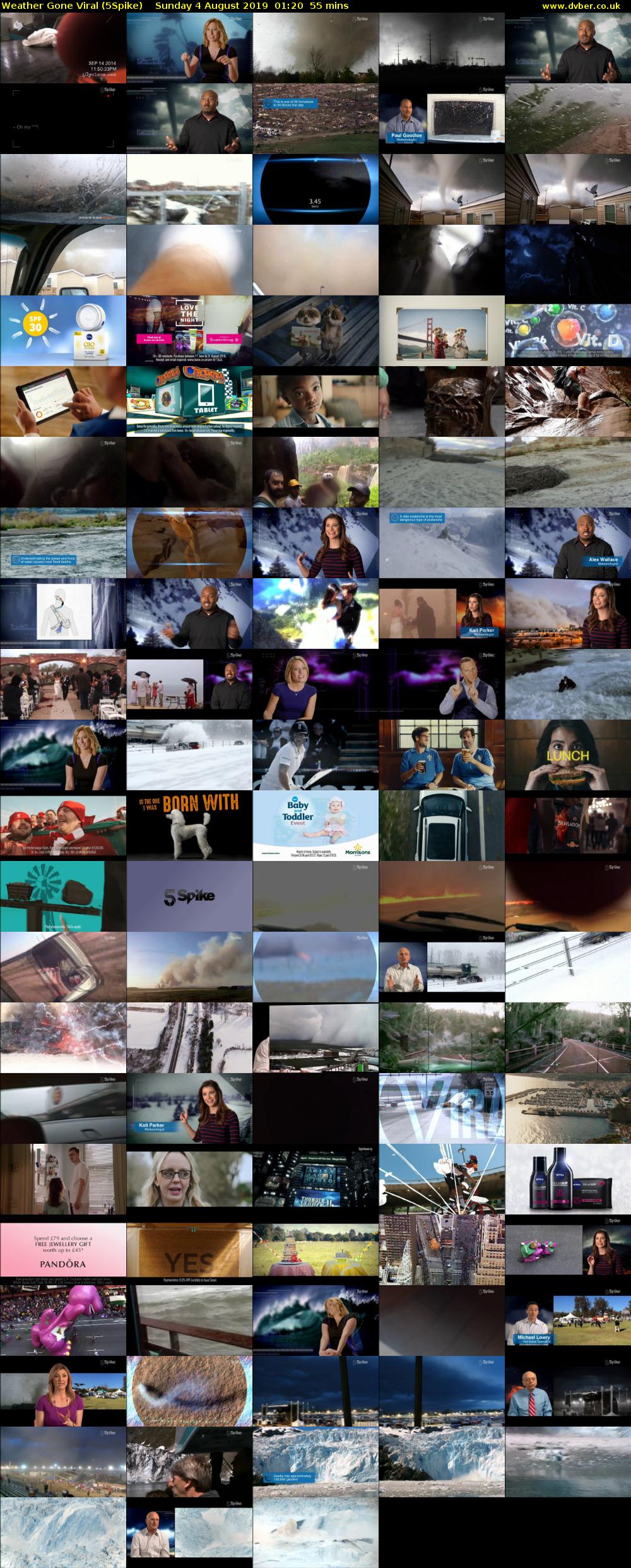 Weather Gone Viral (5Spike) Sunday 4 August 2019 01:20 - 02:15