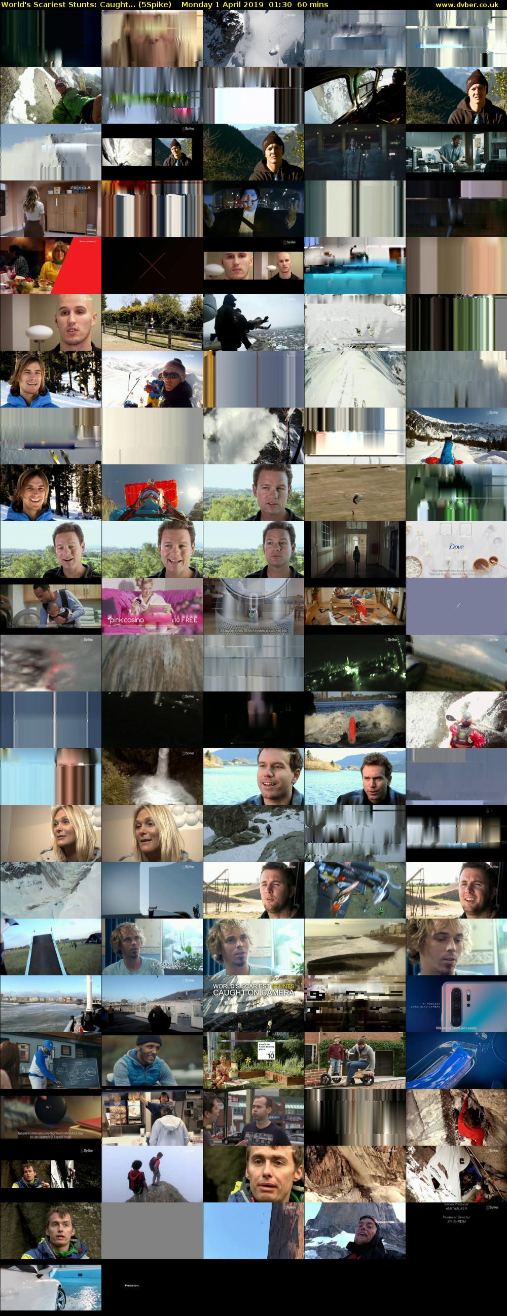 World's Scariest Stunts: Caught... (5Spike) Monday 1 April 2019 01:30 - 02:30