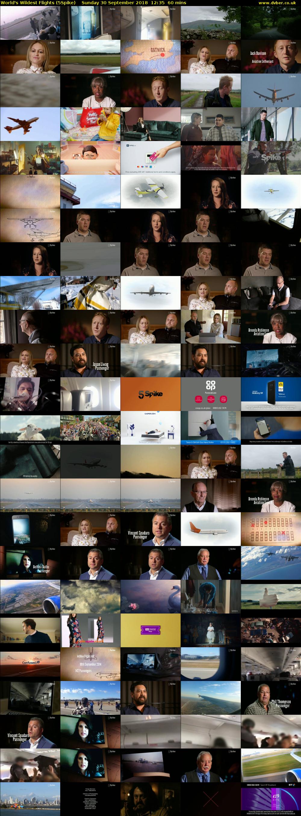 World's Wildest Flights (5Spike) Sunday 30 September 2018 12:35 - 13:35