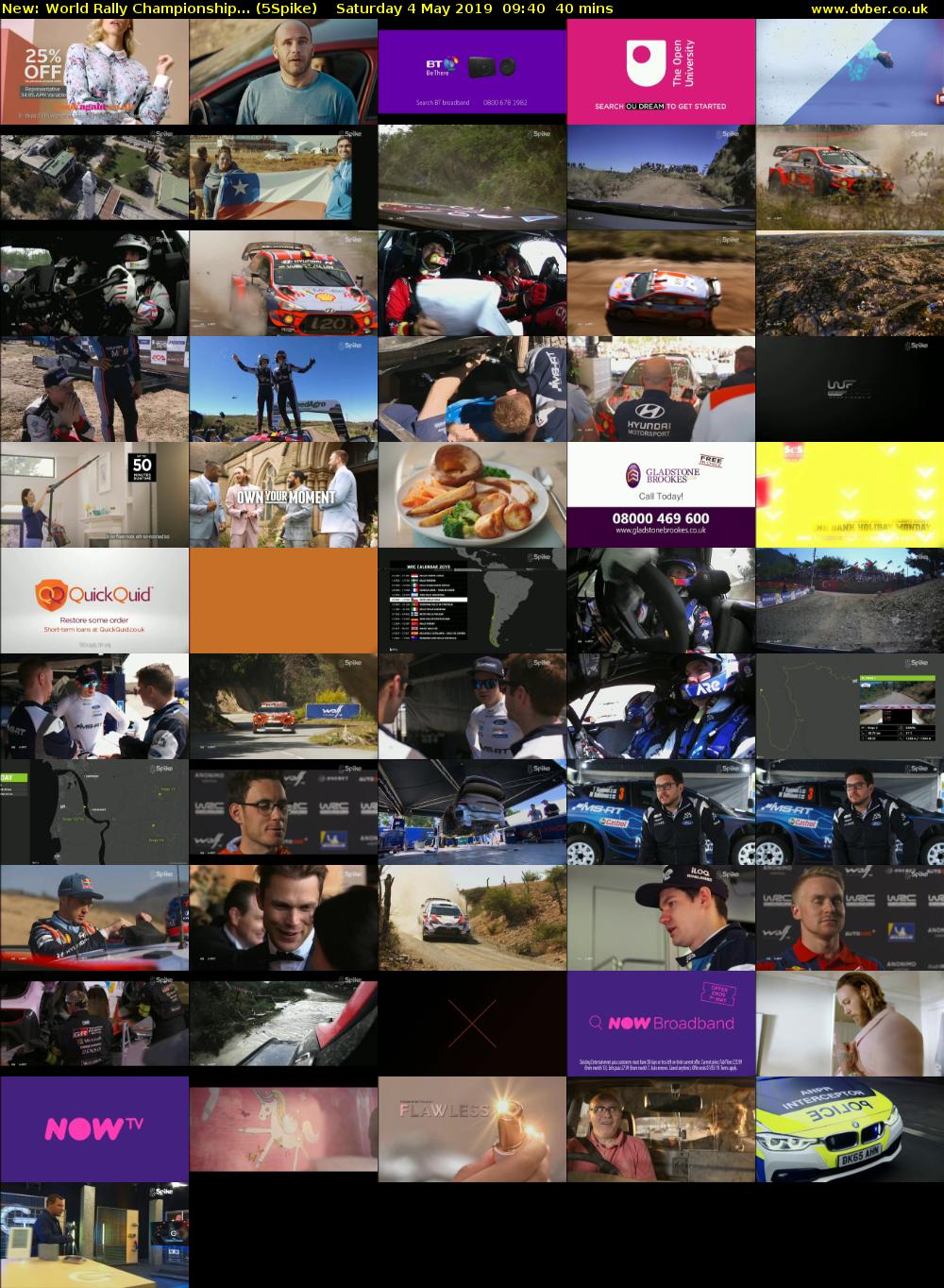 World Rally Championship... (5Spike) Saturday 4 May 2019 09:40 - 10:20