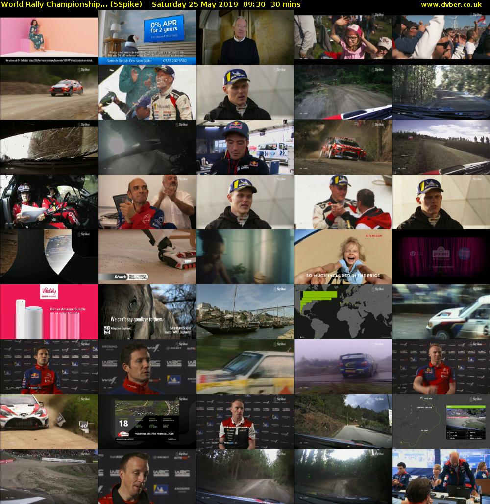 World Rally Championship... (5Spike) Saturday 25 May 2019 09:30 - 10:00