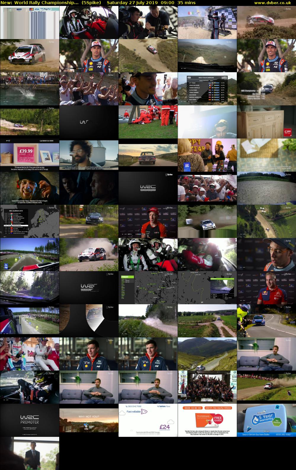 World Rally Championship... (5Spike) Saturday 27 July 2019 09:00 - 09:35