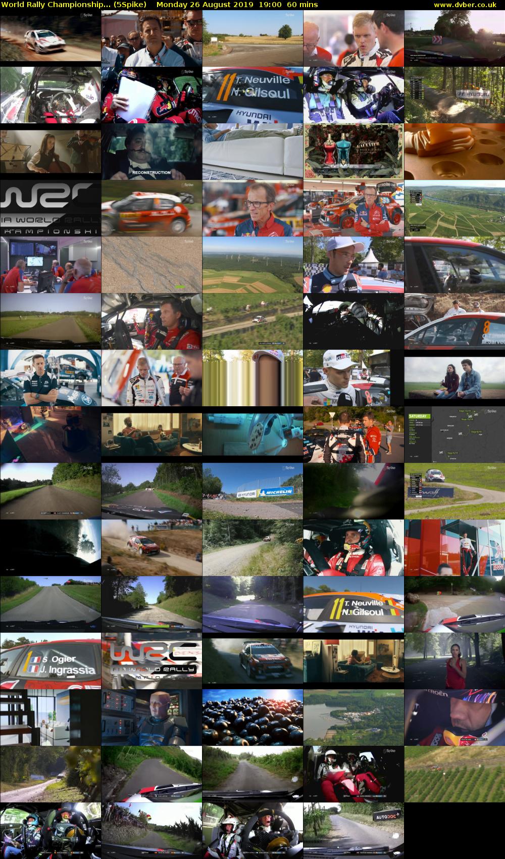 World Rally Championship... (5Spike) Monday 26 August 2019 19:00 - 20:00