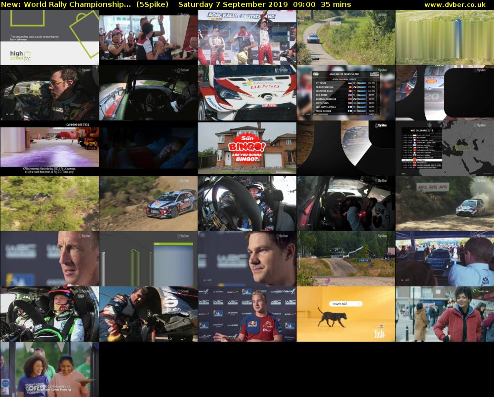 World Rally Championship... (5Spike) Saturday 7 September 2019 09:00 - 09:35