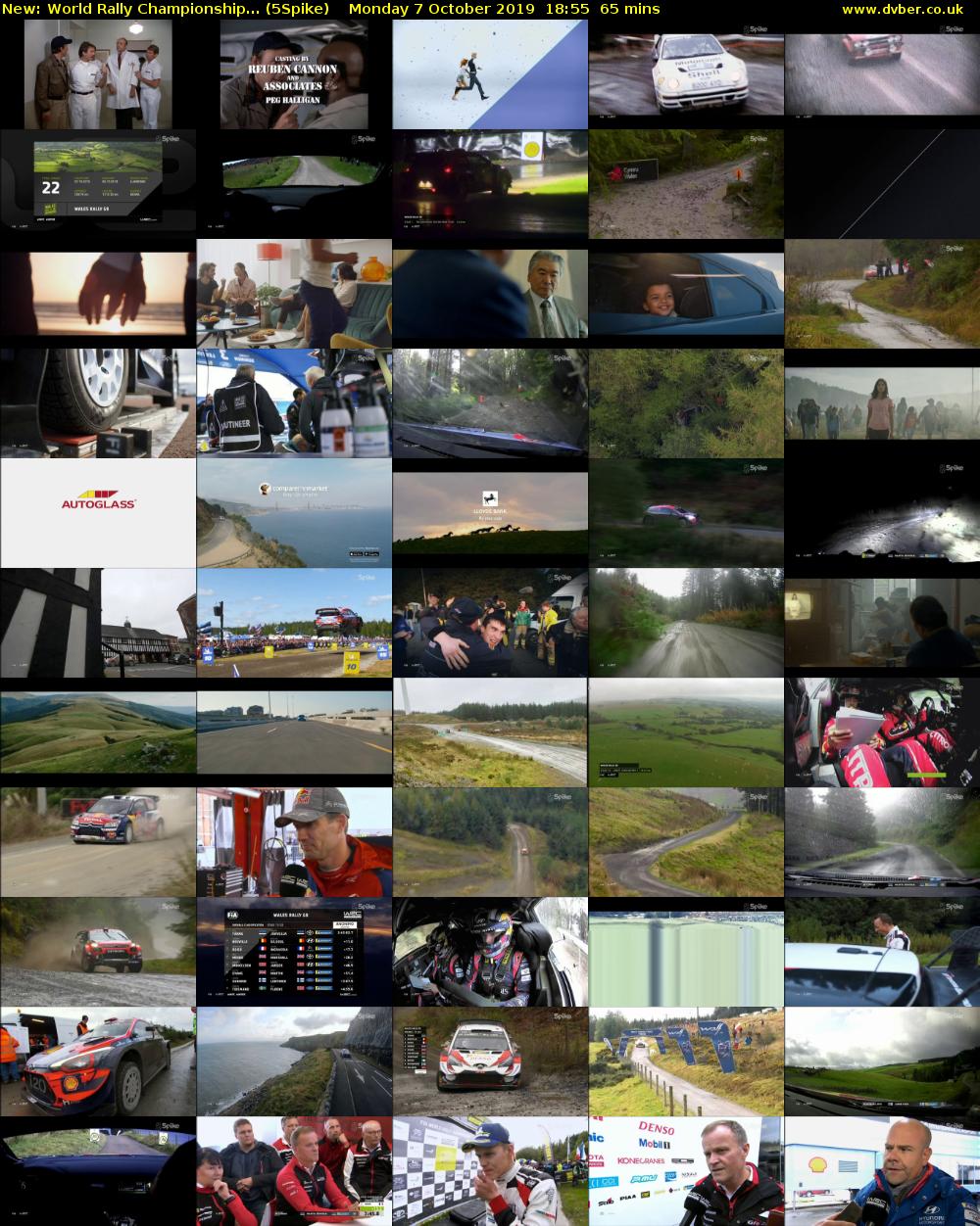 World Rally Championship... (5Spike) Monday 7 October 2019 18:55 - 20:00
