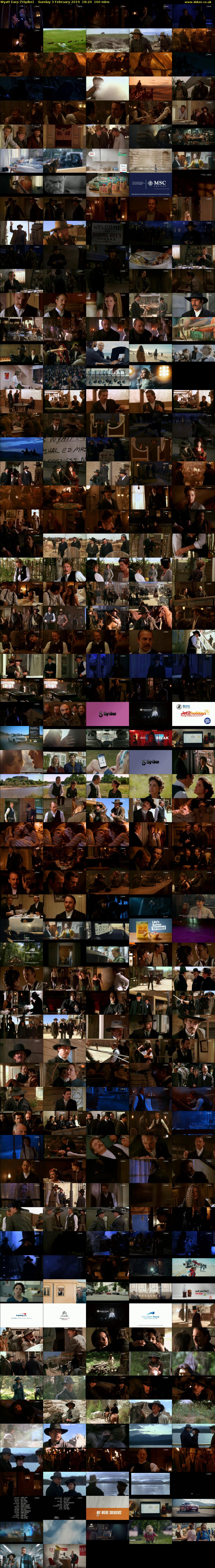 Wyatt Earp (5Spike) Sunday 3 February 2019 18:20 - 21:00