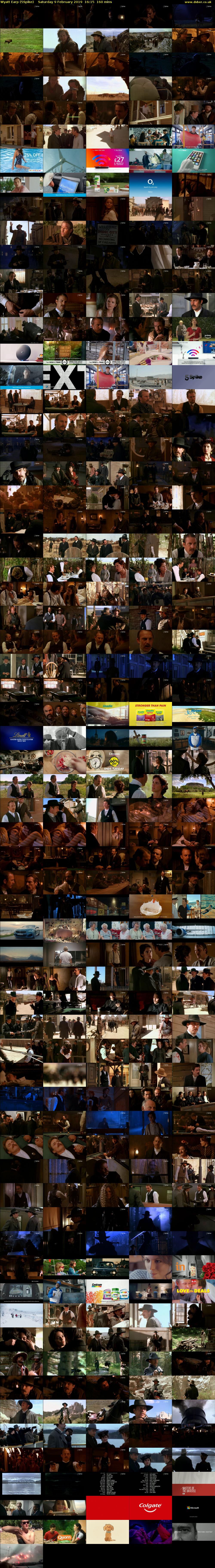 Wyatt Earp (5Spike) Saturday 9 February 2019 16:15 - 18:55