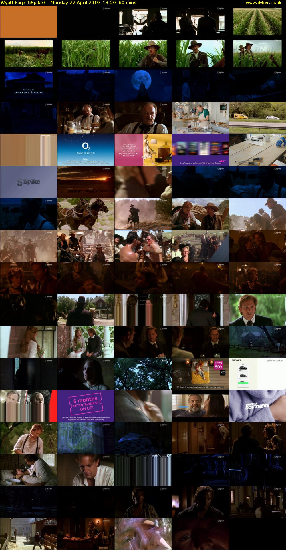 Wyatt Earp (5Spike) Monday 22 April 2019 13:20 - 14:20