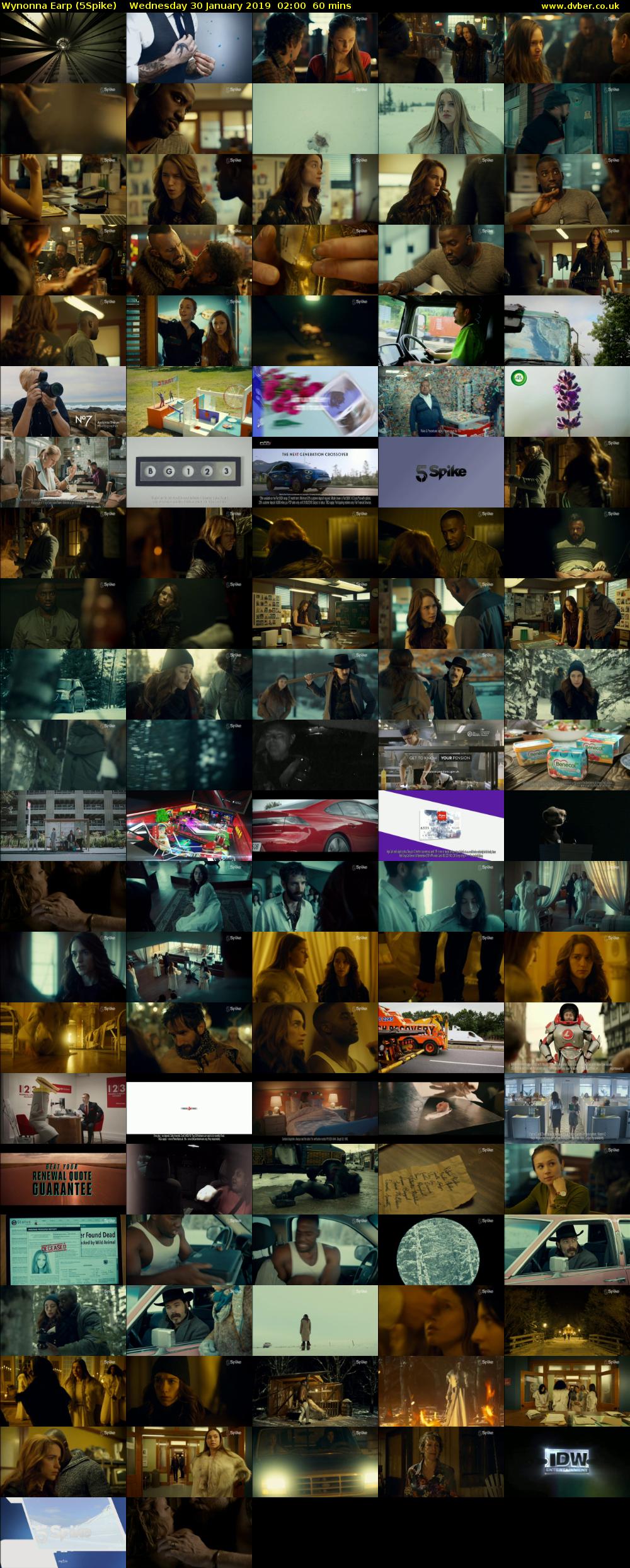 Wynonna Earp (5Spike) Wednesday 30 January 2019 02:00 - 03:00