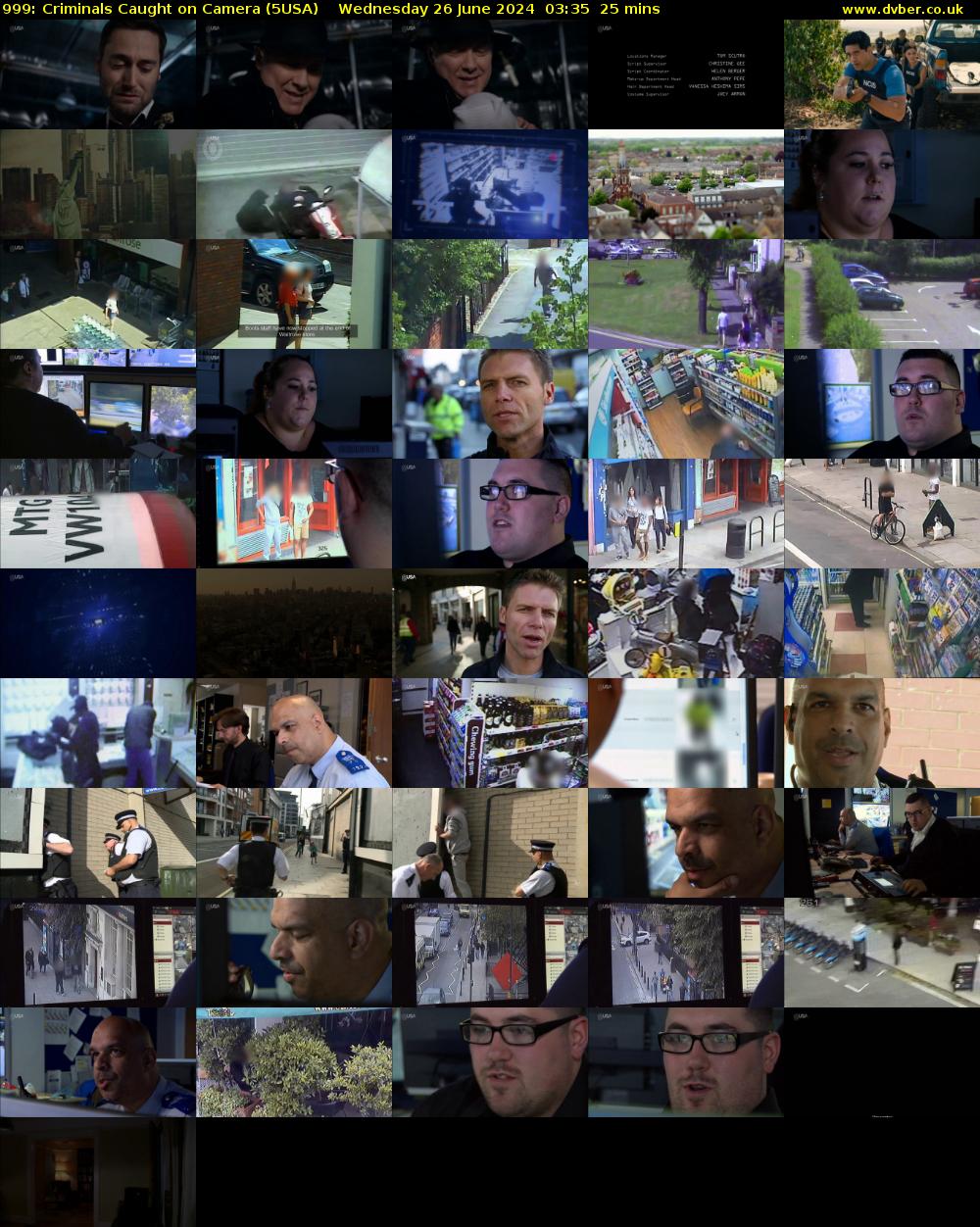 999: Criminals Caught on Camera (5USA) Wednesday 26 June 2024 03:35 - 04:00