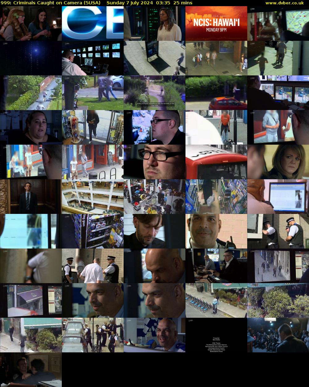 999: Criminals Caught on Camera (5USA) Sunday 7 July 2024 03:35 - 04:00