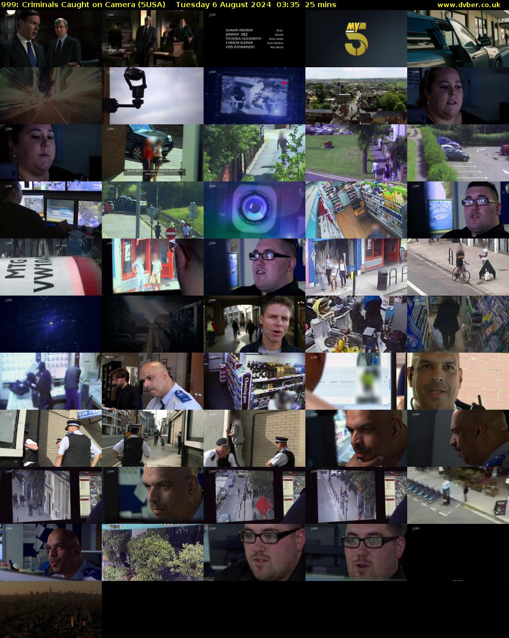 999: Criminals Caught on Camera (5USA) Tuesday 6 August 2024 03:35 - 04:00