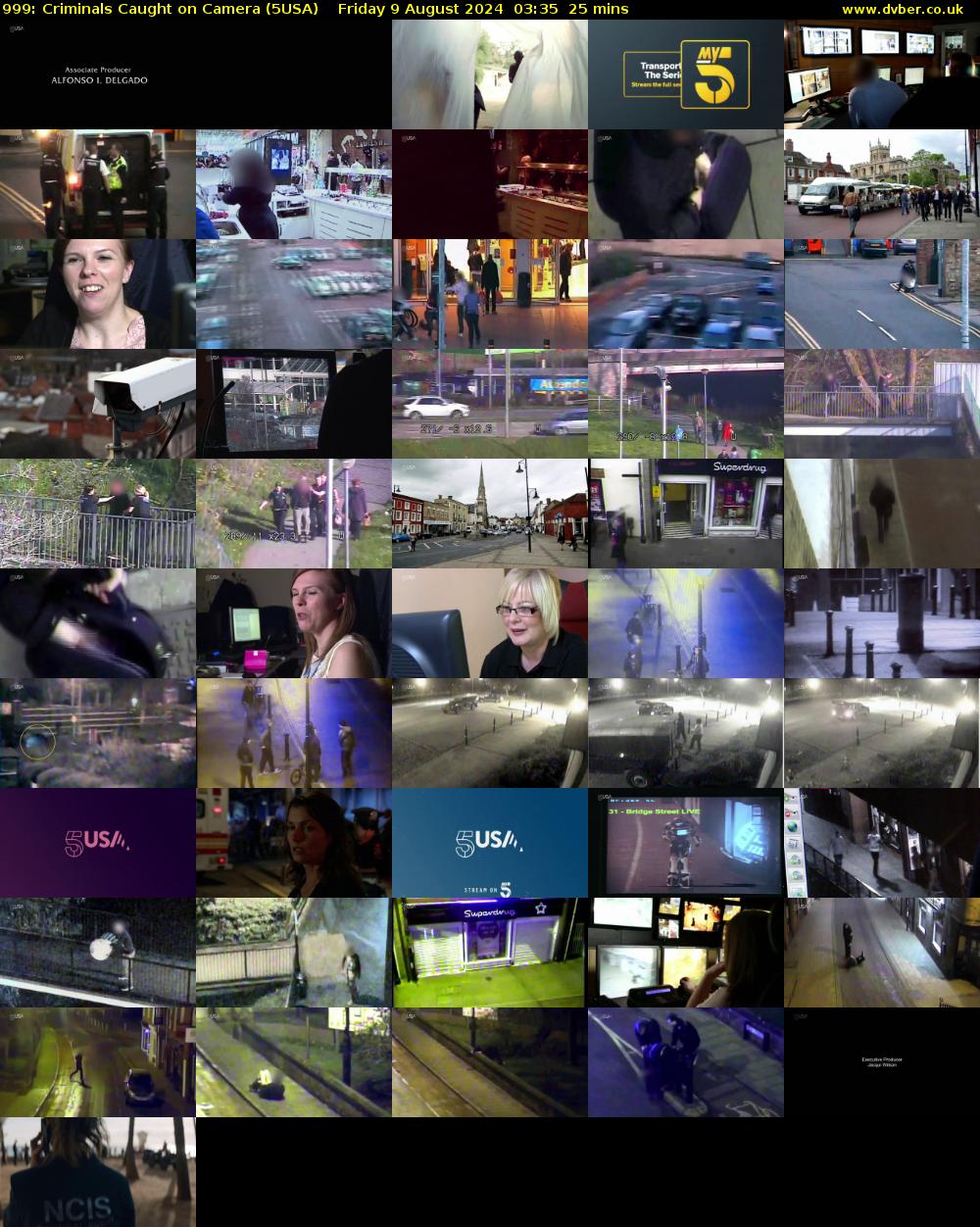999: Criminals Caught on Camera (5USA) Friday 9 August 2024 03:35 - 04:00