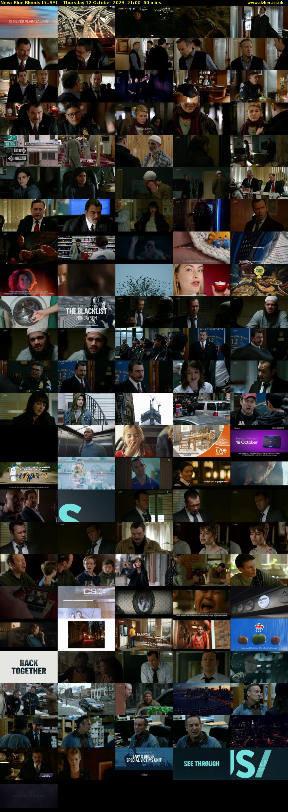 Blue Bloods (5USA) Thursday 12 October 2023 21:00 - 22:00