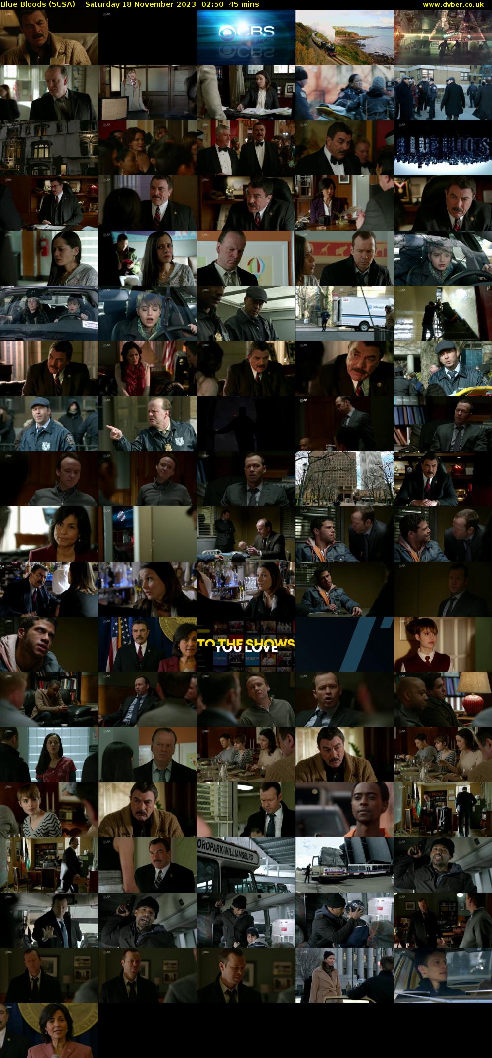 Blue Bloods (5USA) Saturday 18 November 2023 02:50 - 03:35