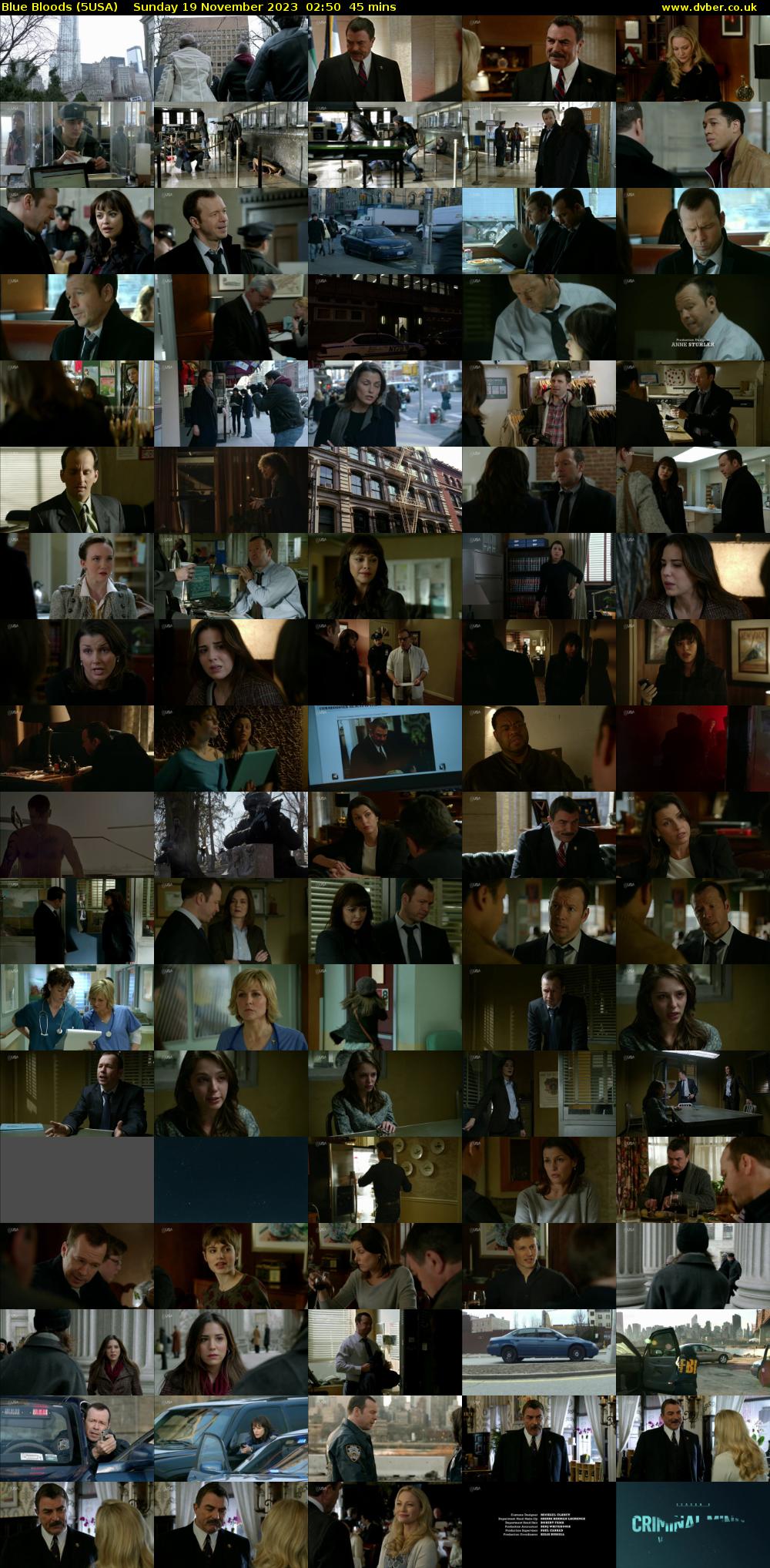 Blue Bloods (5USA) Sunday 19 November 2023 02:50 - 03:35