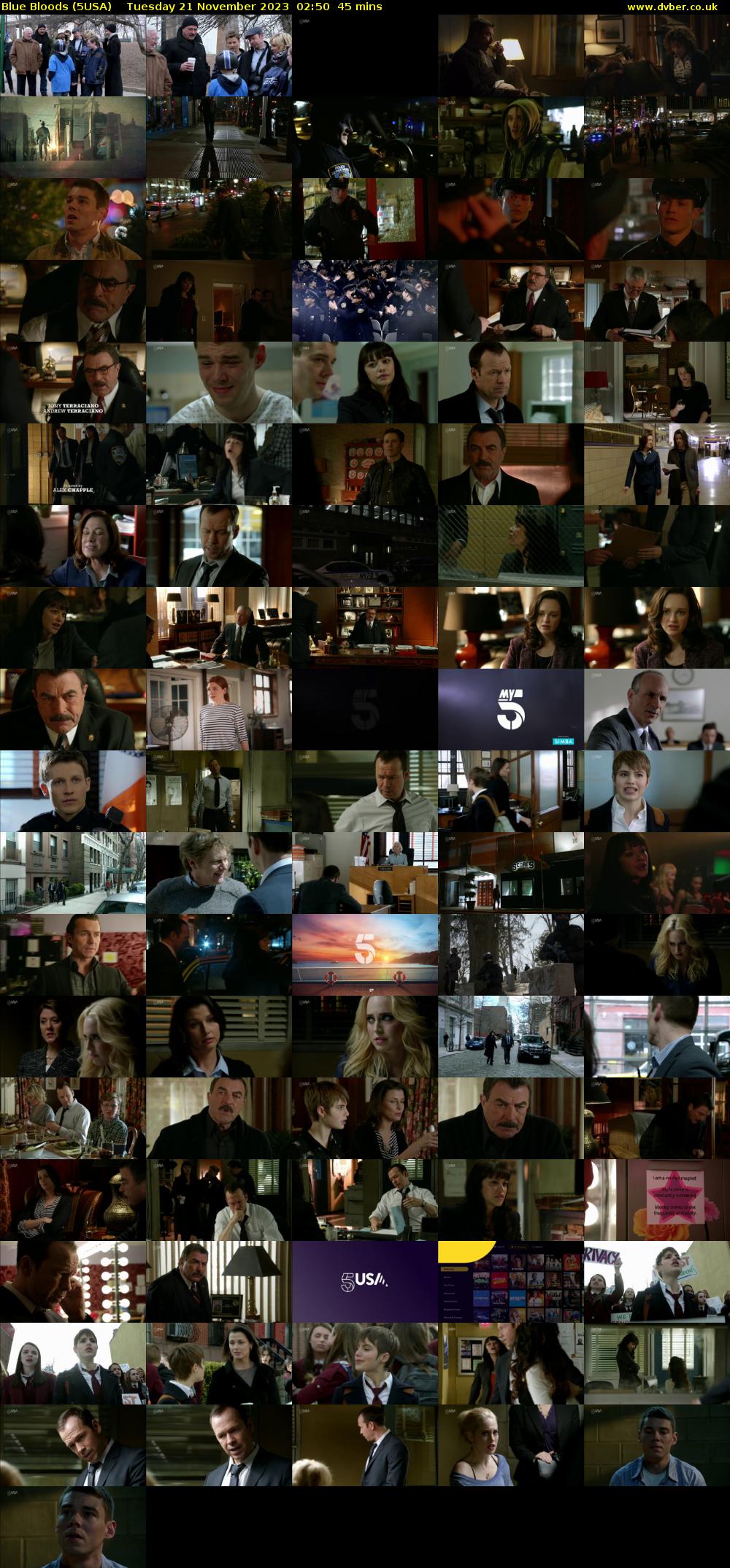 Blue Bloods (5USA) Tuesday 21 November 2023 02:50 - 03:35