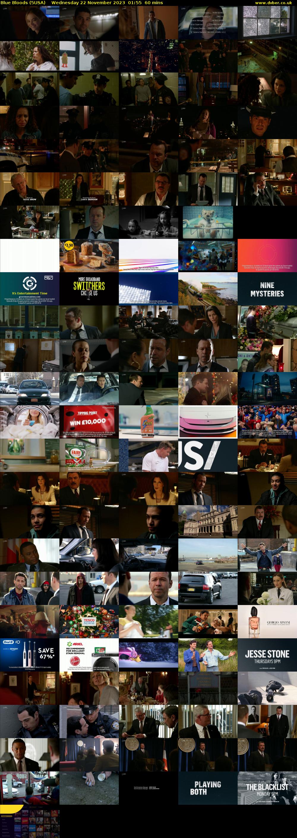 Blue Bloods (5USA) Wednesday 22 November 2023 01:55 - 02:55