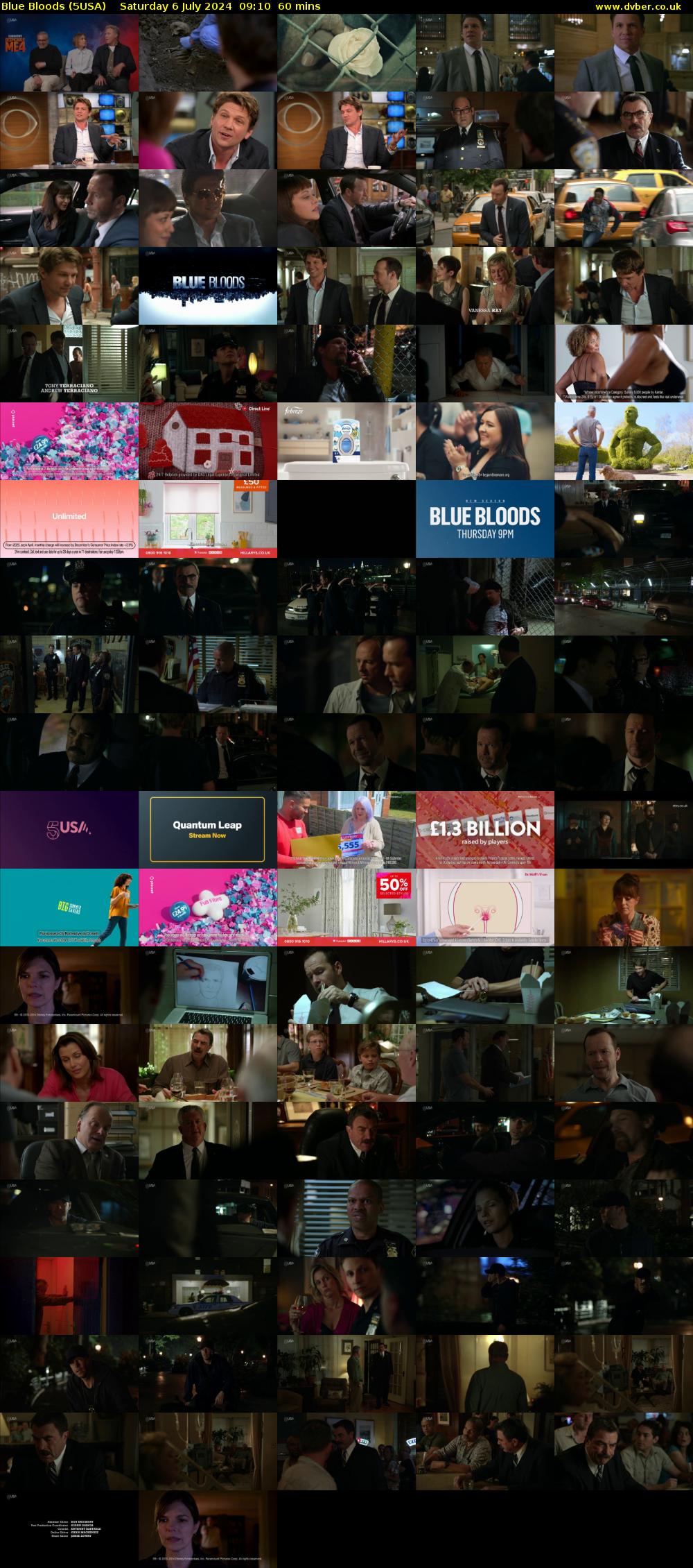 Blue Bloods (5USA) Saturday 6 July 2024 09:10 - 10:10