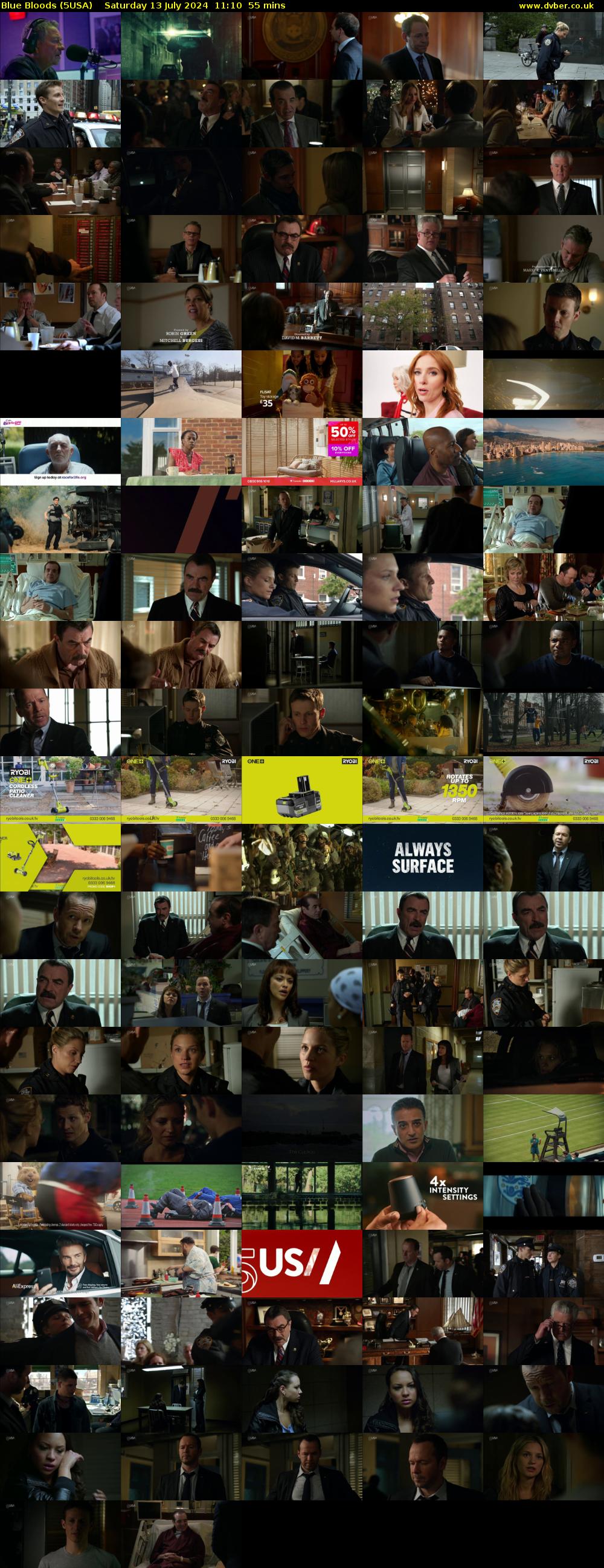 Blue Bloods (5USA) Saturday 13 July 2024 11:10 - 12:05