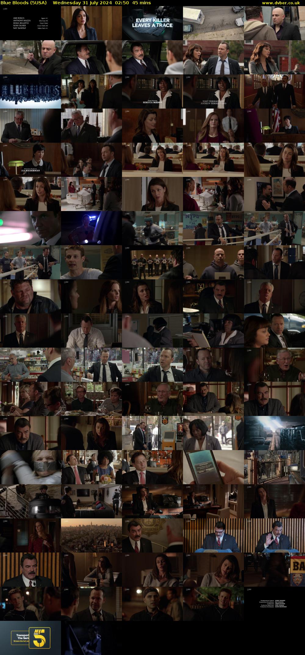 Blue Bloods (5USA) Wednesday 31 July 2024 02:50 - 03:35