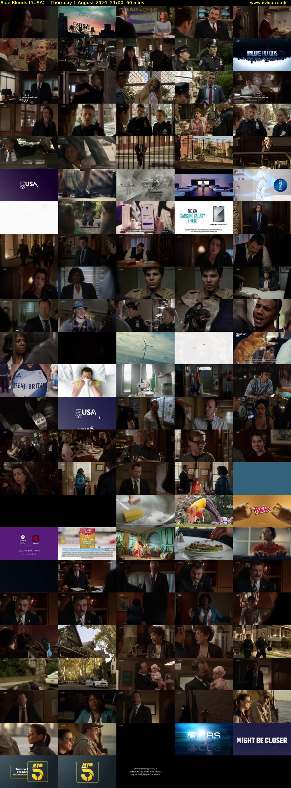 Blue Bloods (5USA) Thursday 1 August 2024 21:00 - 22:00