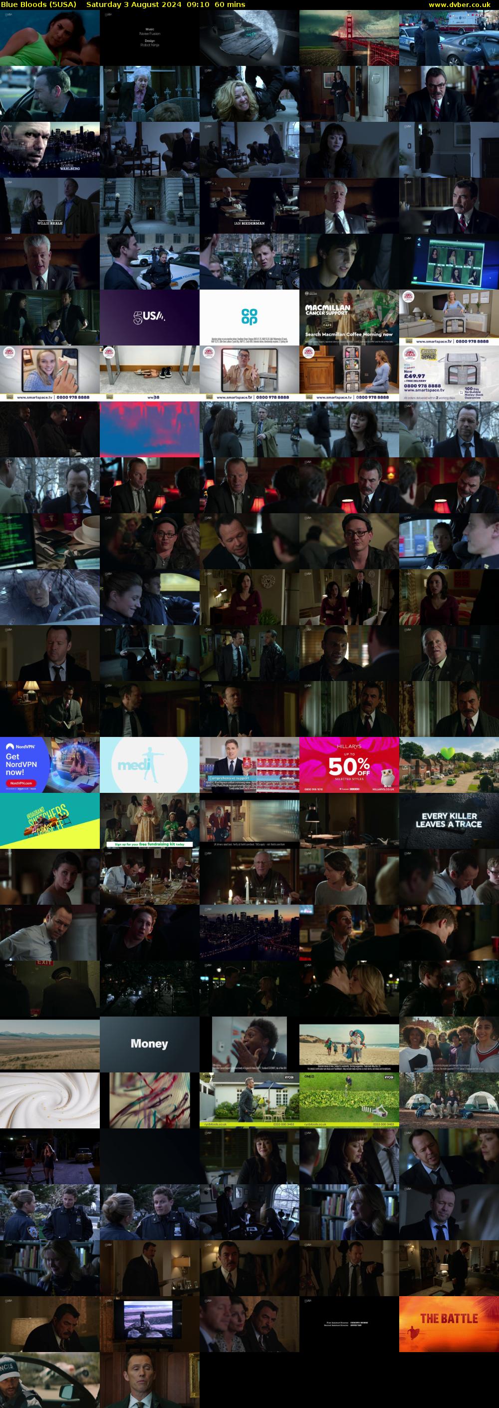 Blue Bloods (5USA) Saturday 3 August 2024 09:10 - 10:10