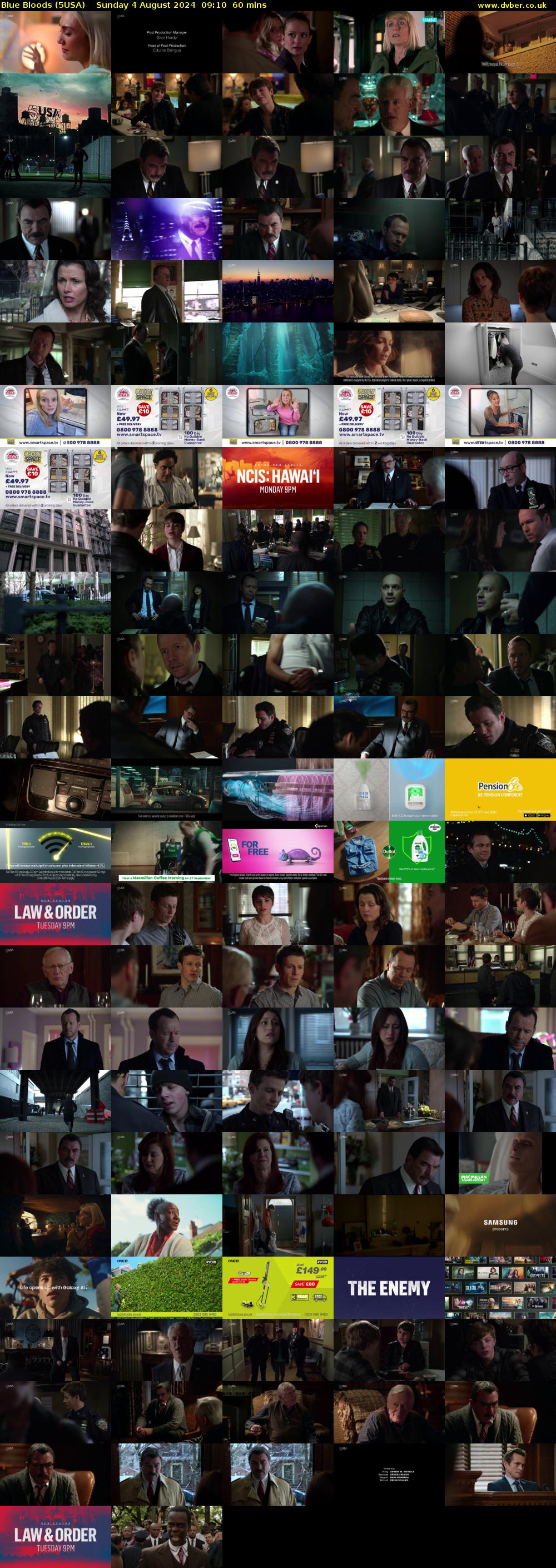 Blue Bloods (5USA) Sunday 4 August 2024 09:10 - 10:10