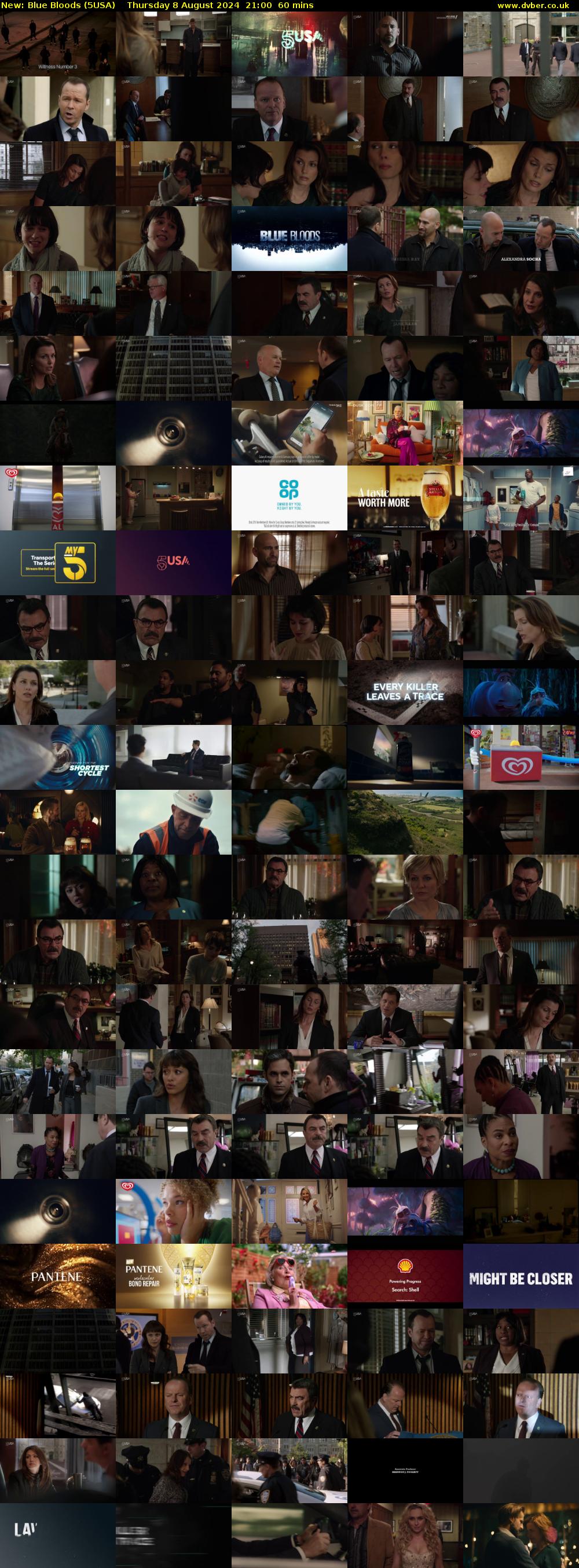 Blue Bloods (5USA) Thursday 8 August 2024 21:00 - 22:00