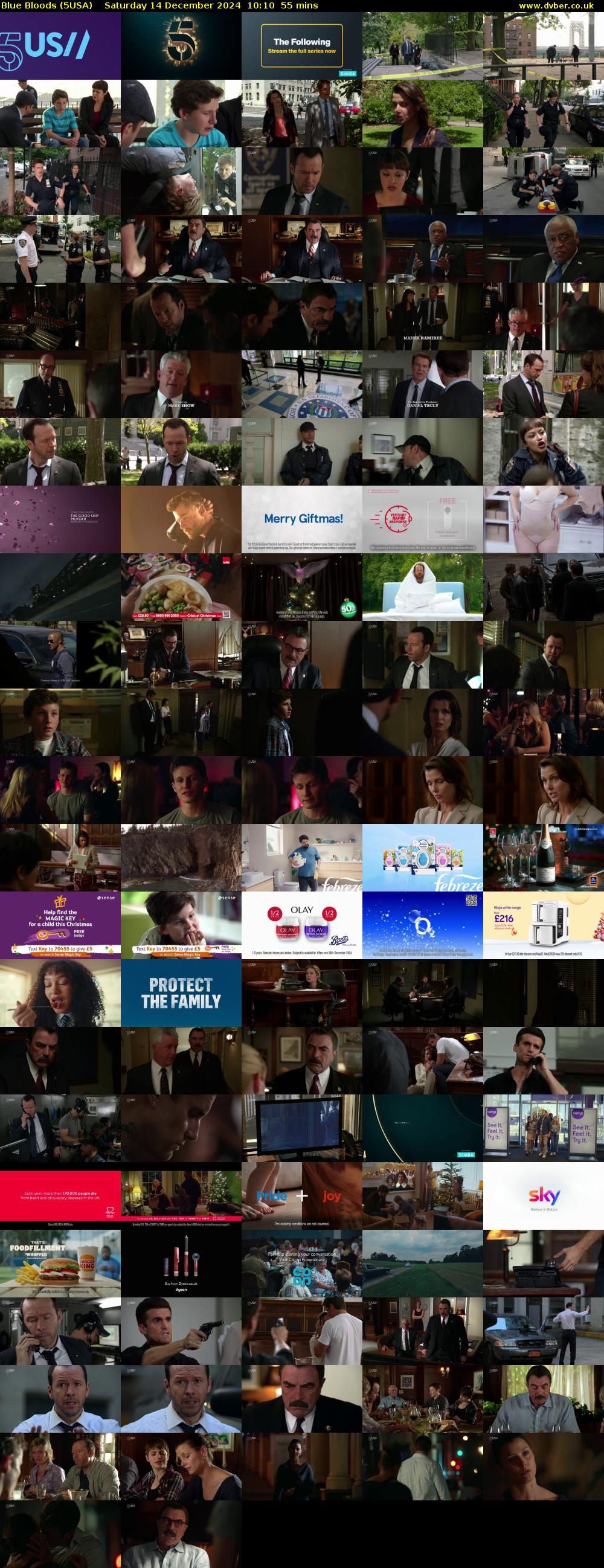 Blue Bloods (5USA) Saturday 14 December 2024 10:10 - 11:05