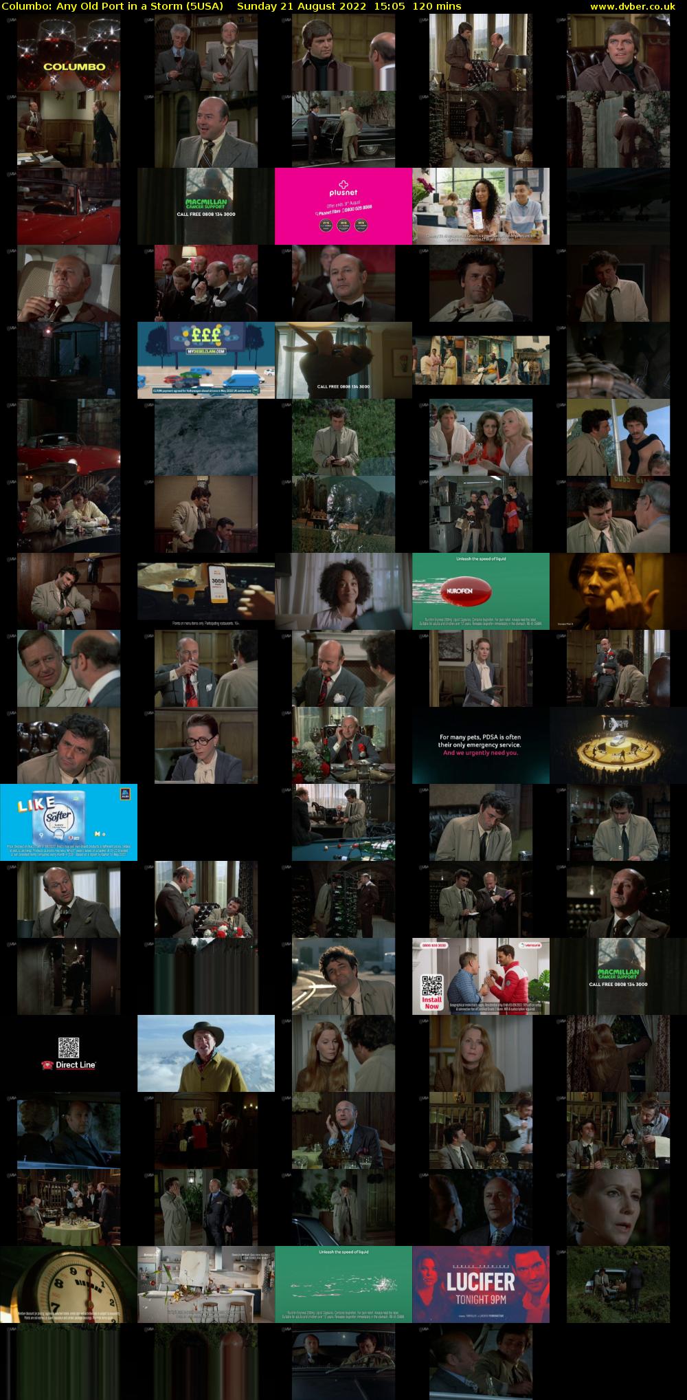 Columbo: Any Old Port in a Storm (5USA) Sunday 21 August 2022 15:05 - 17:05