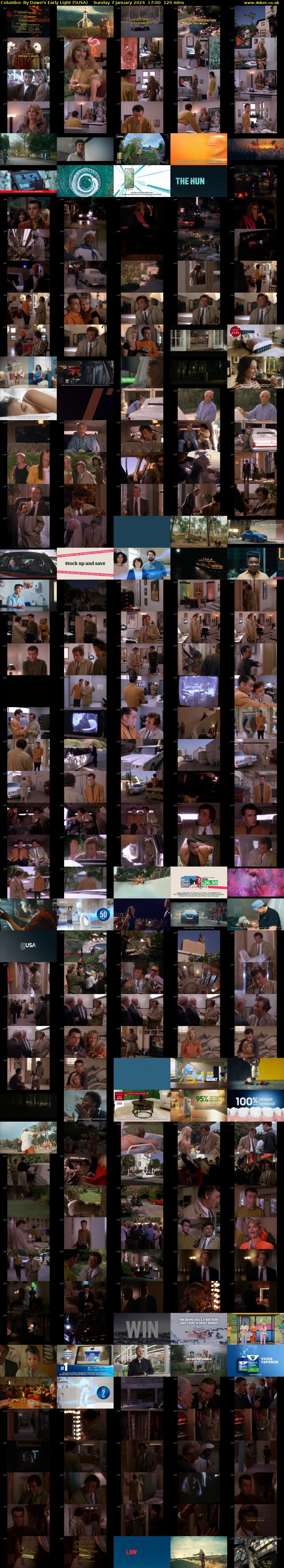Columbo: By Dawn's Early Light (5USA) Sunday 7 January 2024 17:00 - 19:00