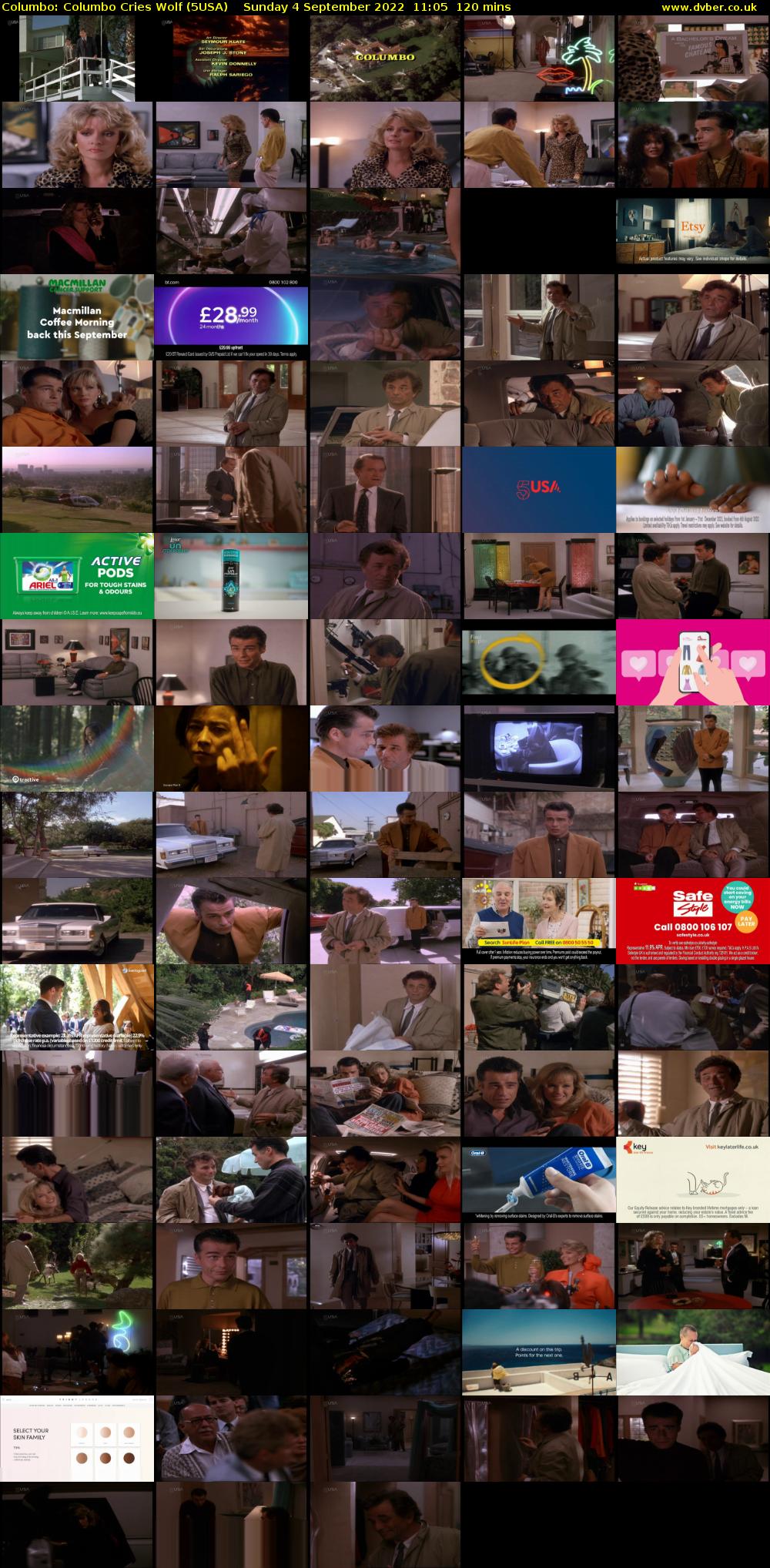 Columbo: Columbo Cries Wolf (5USA) Sunday 4 September 2022 11:05 - 13:05